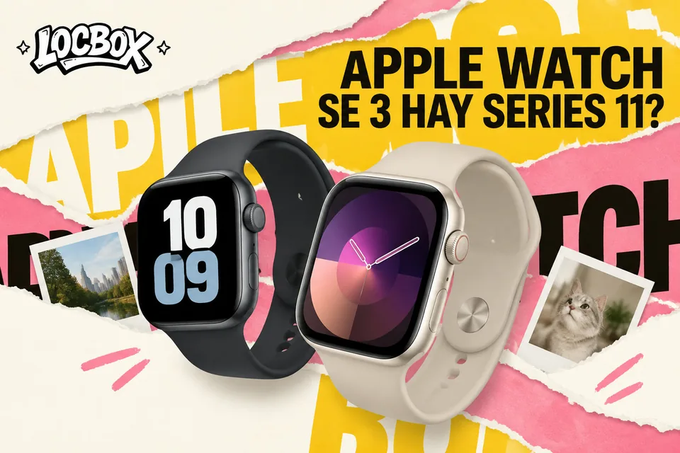 Apple Watch SE 3 hay Series 11 hợp người mới đeo đồng hồ thông minh?