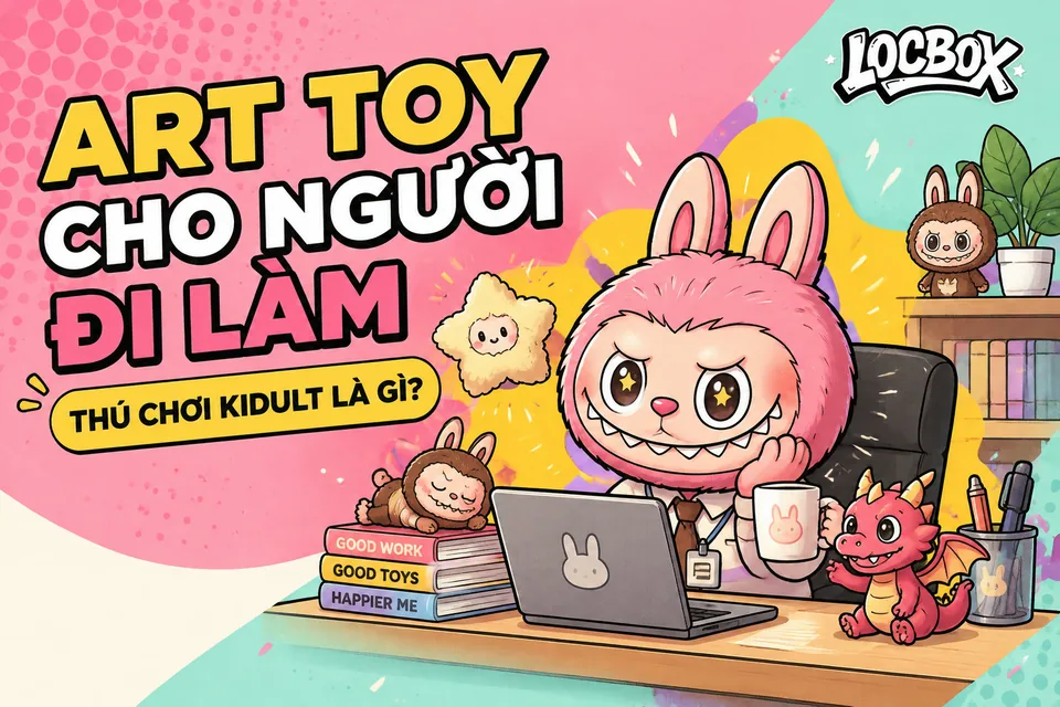 Art toy cho người lớn đi làm: thú chơi kidult là gì?