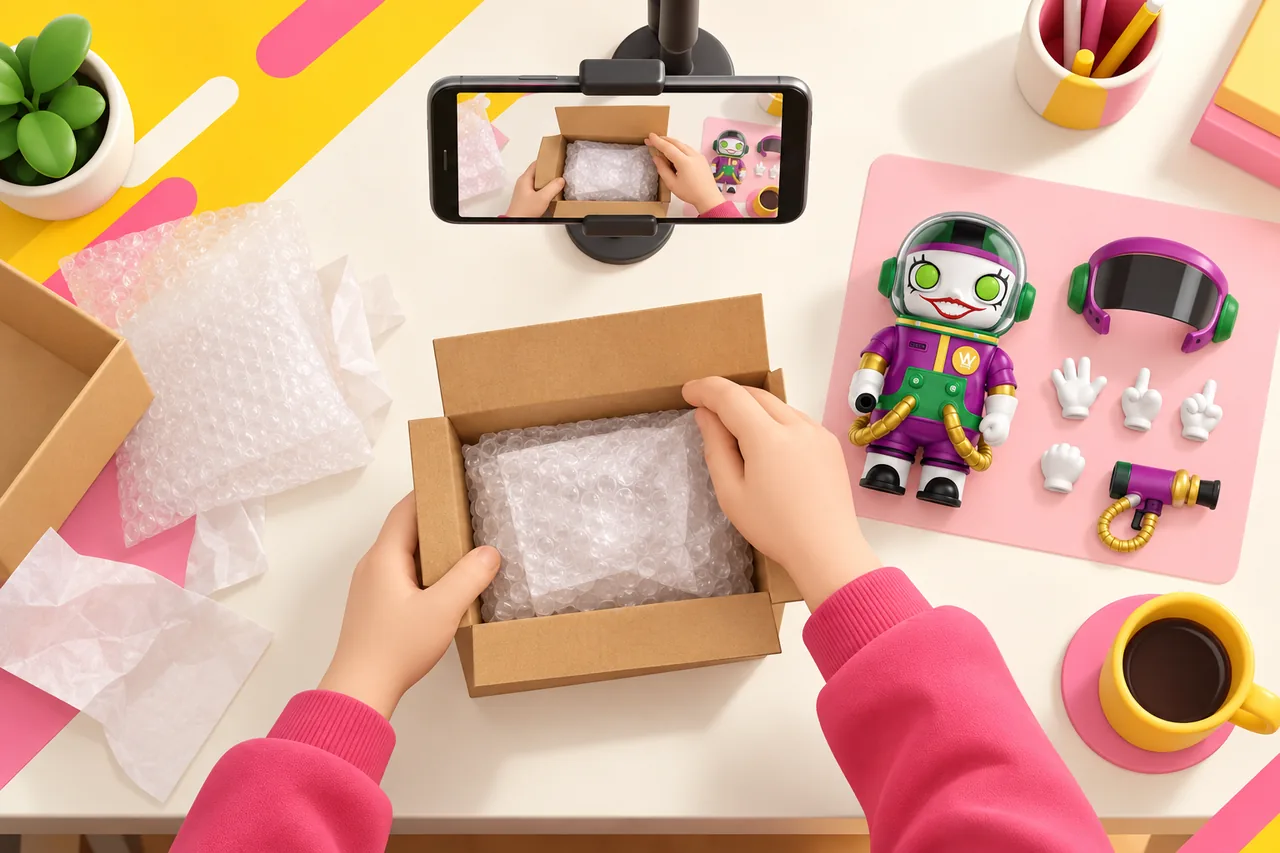 Quy trình mở blind box cho người mới
