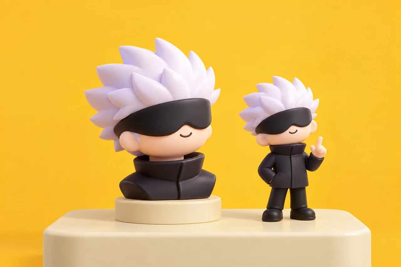 Gojo bust và figure khác nhau thế nào?