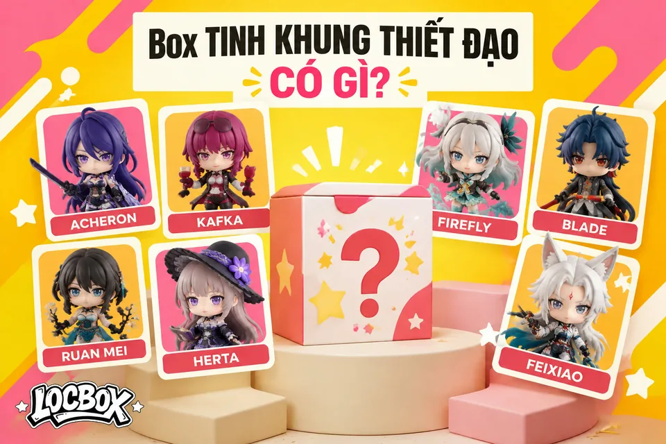 Box TINH KHUNG THIẾT ĐẠO có gì cho fan Honkai: Star Rail?