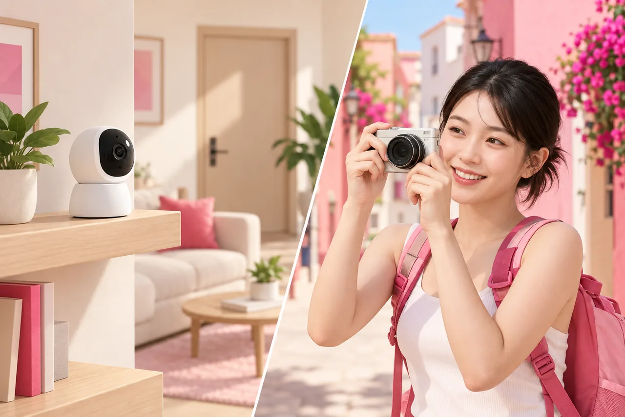 Camera Yoosee hai mắt và máy chụp hình mini