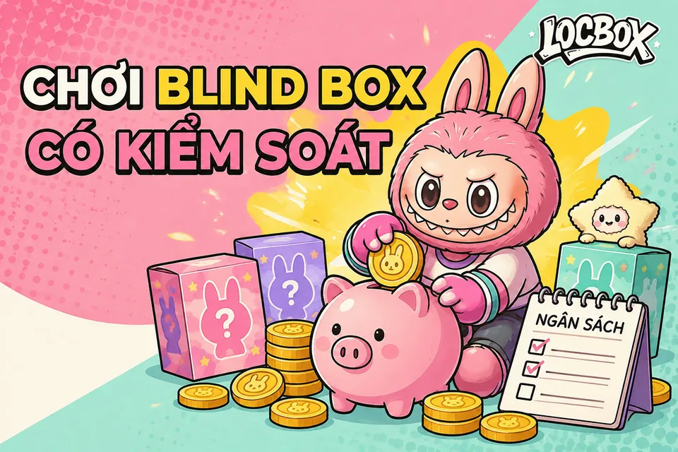 Chơi blind box có kiểm soát: cách đặt ngân sách mỗi tháng