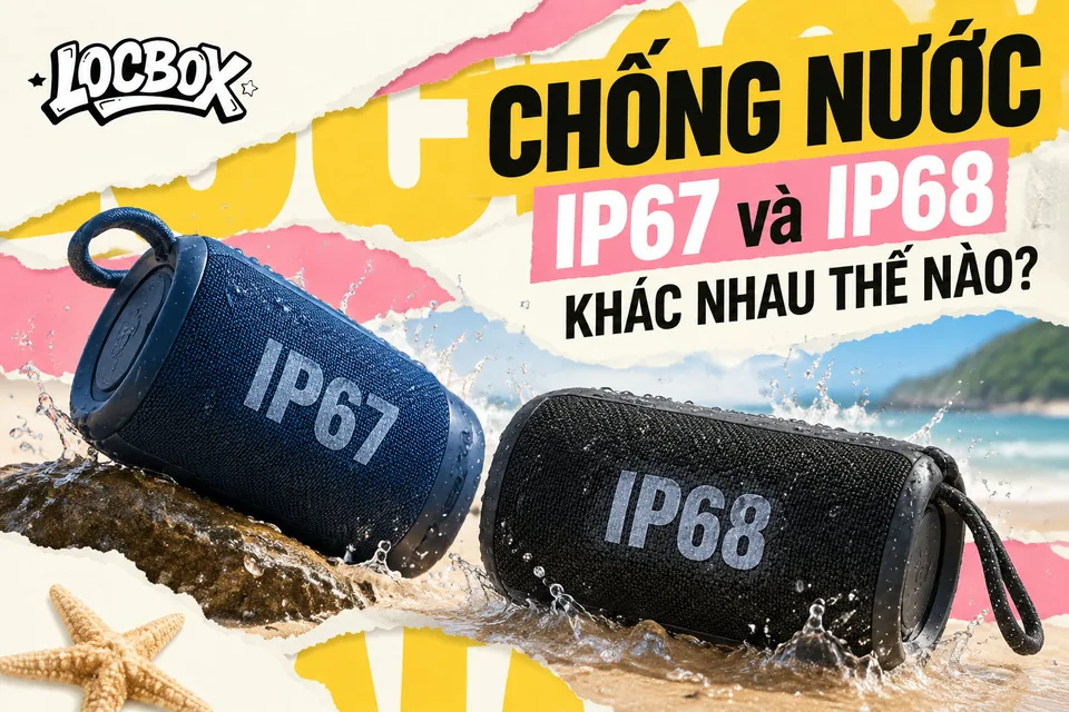 Chuẩn chống nước IP67 và IP68 khác nhau thế nào khi chọn loa đi biển