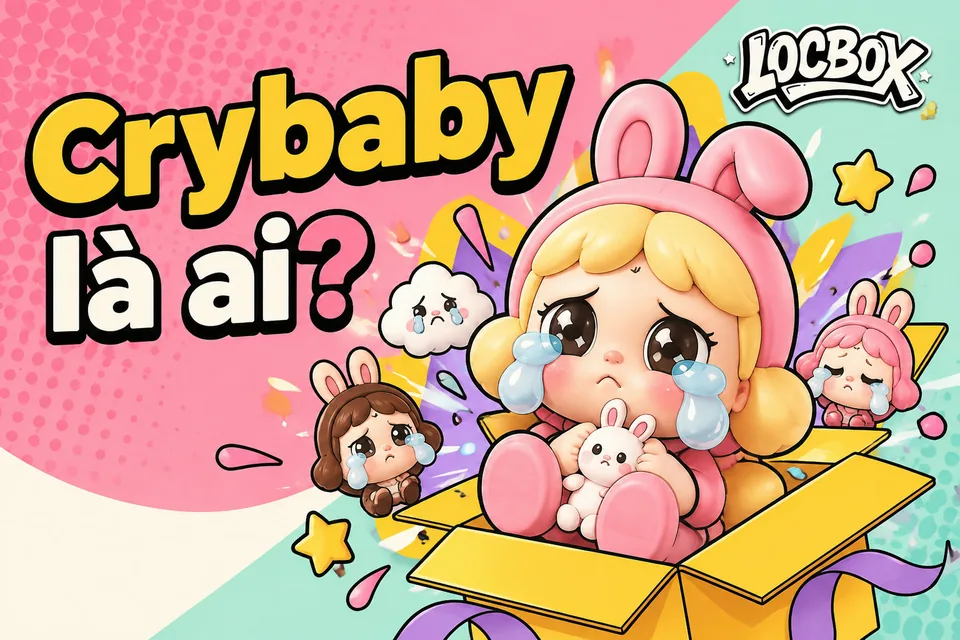 Crybaby là ai? Câu chuyện nhân vật khóc nhè được săn nhiều