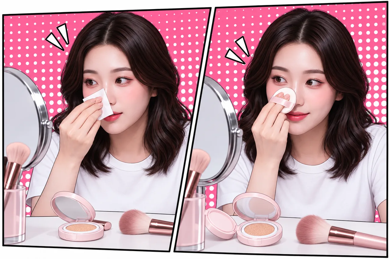 Cách dùng cushion cho da dầu mùa nóng