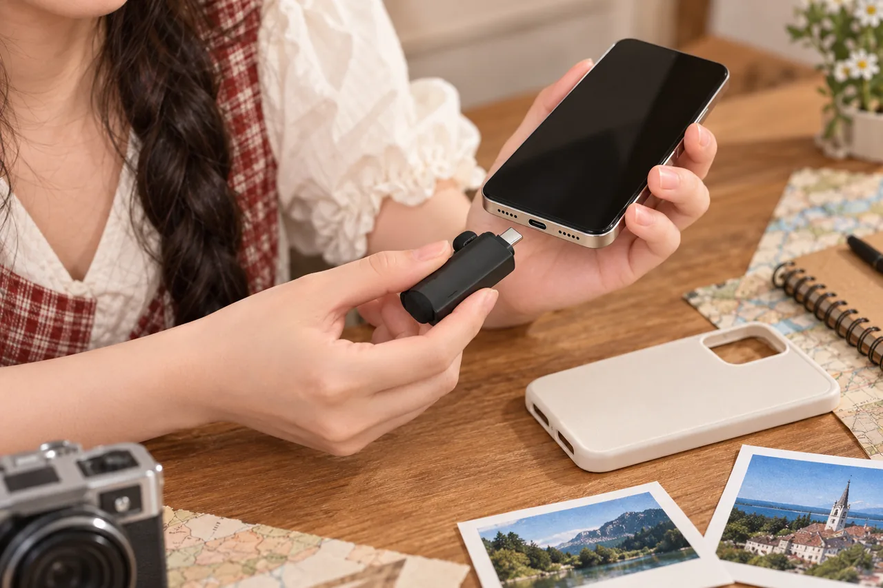 Bước 2: Cắm bộ thu USB-C