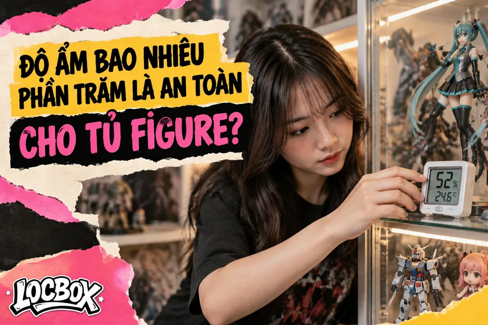 Độ ẩm bao nhiêu phần trăm là an toàn cho tủ figure và cách đo bằng ẩm kế