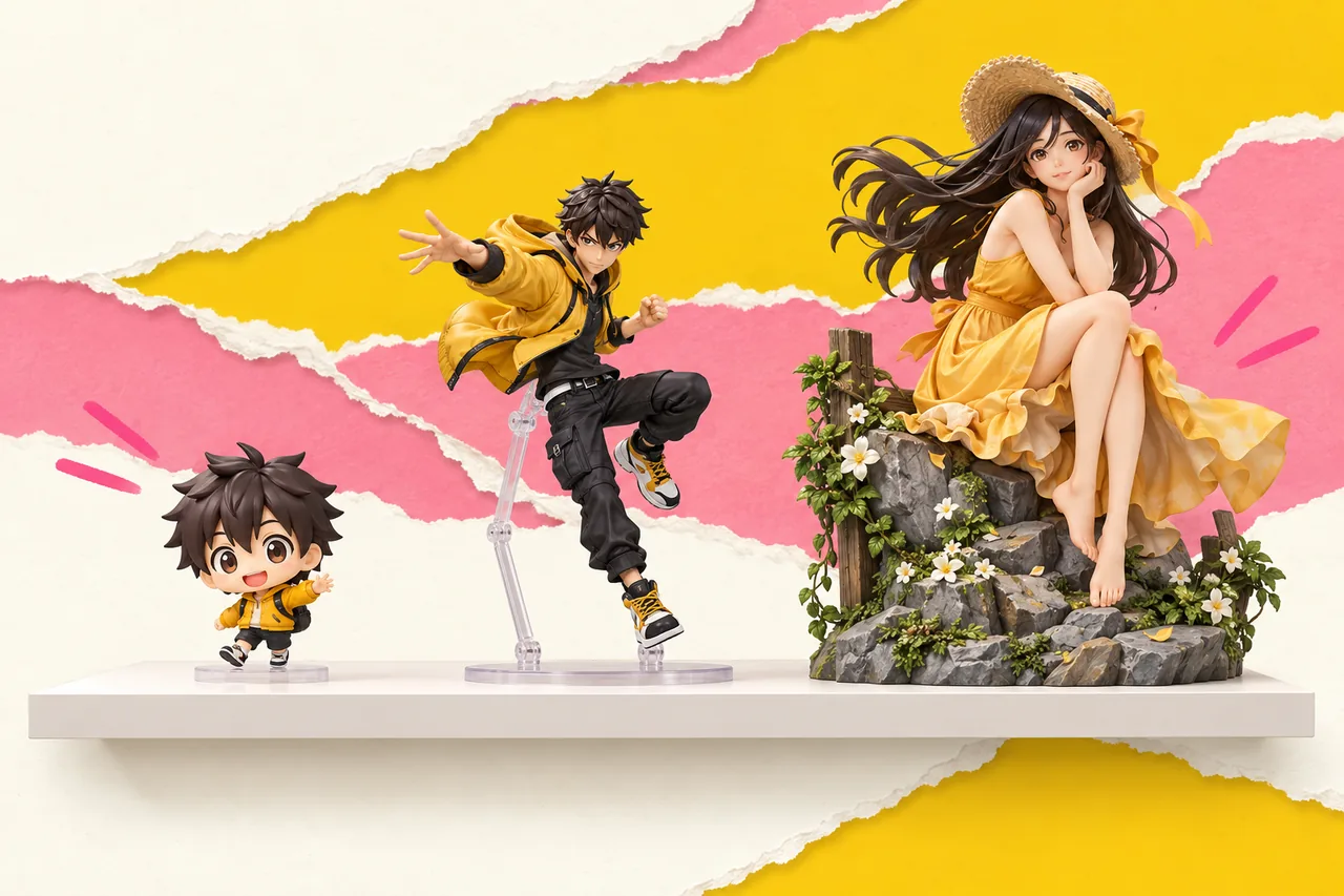 Figuarts Mini khác tượng resin studio ở đâu?