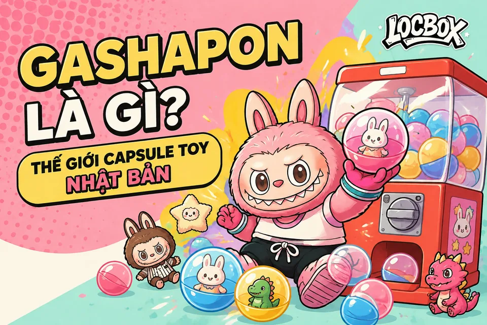 Gashapon là gì? Thế giới capsule toy Nhật Bản