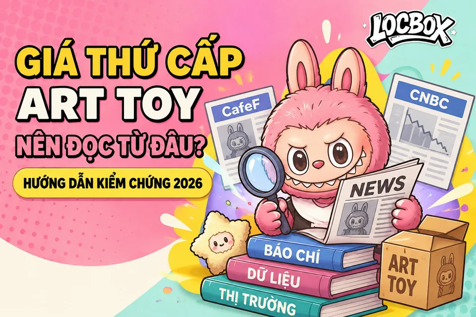 Giá thứ cấp art toy nên đọc từ nguồn nào cho đáng tin? Hướng dẫn kiểm chứng 2026