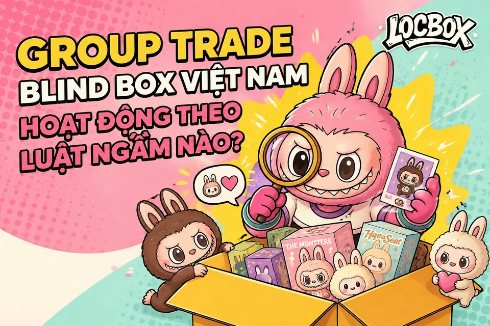 Group trade blind box Việt Nam hoạt động theo luật ngầm nào?