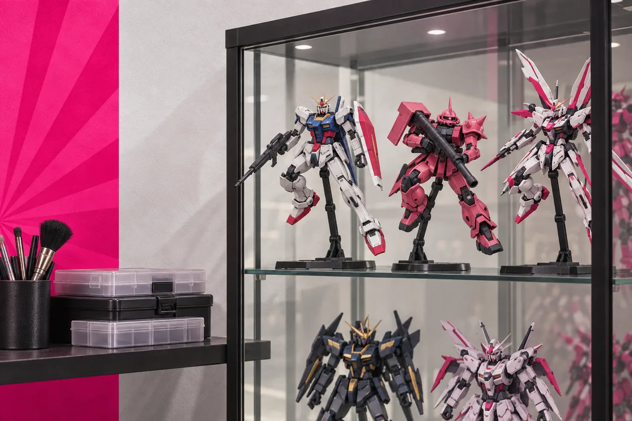 Bảo quản và trưng bày mô hình Gundam
