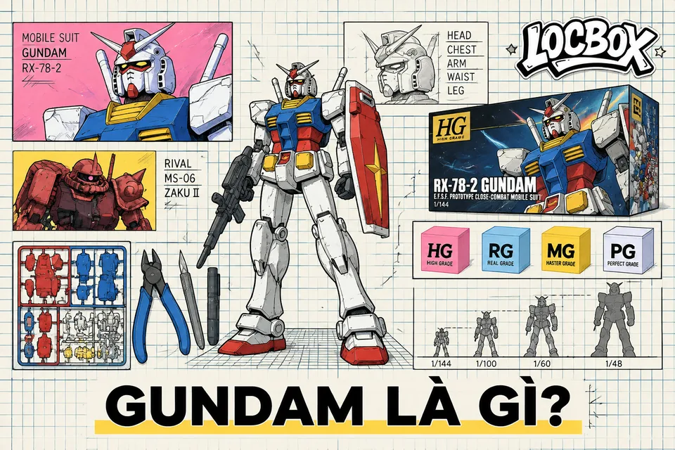 Gundam là gì? Từ bộ anime tới thú chơi mô hình lắp ráp