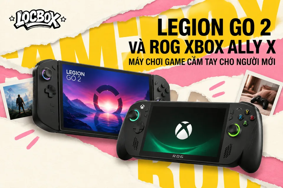 Legion Go 2 và ROG Xbox Ally X: máy chơi game cầm tay cho người mới