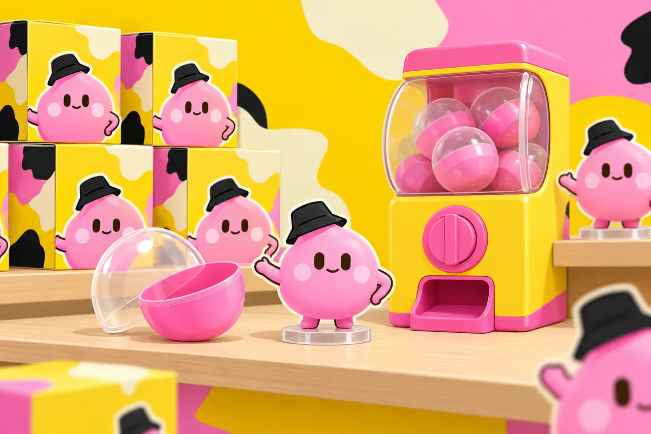 Ba thay đổi làm blind box khác gashapon