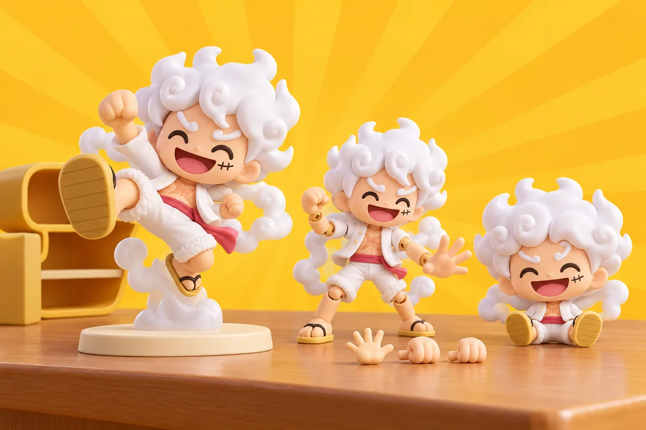 Nendoroid có hợp với Luffy Gear 5 không?