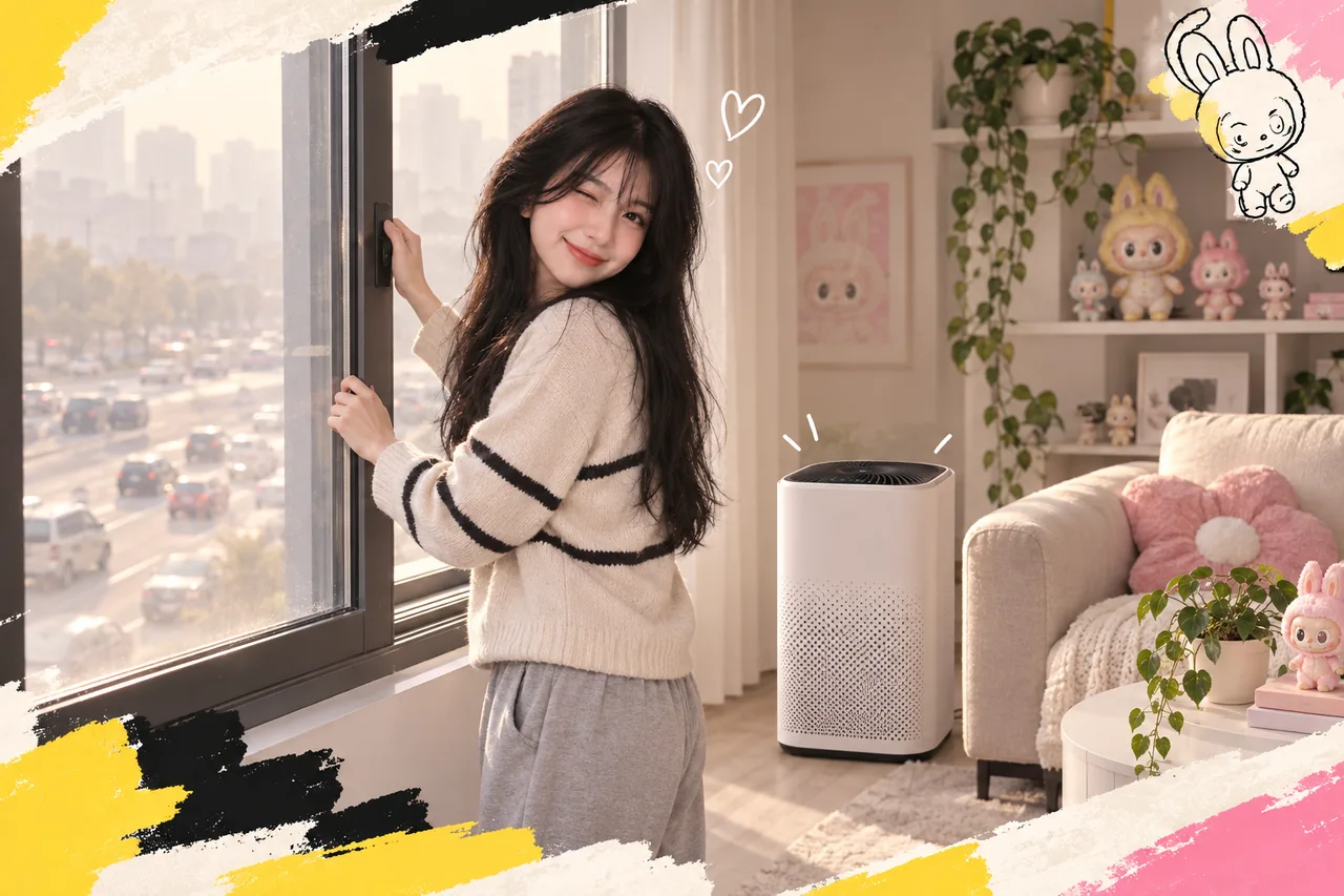 Khi ngoài trời có nhiều bụi