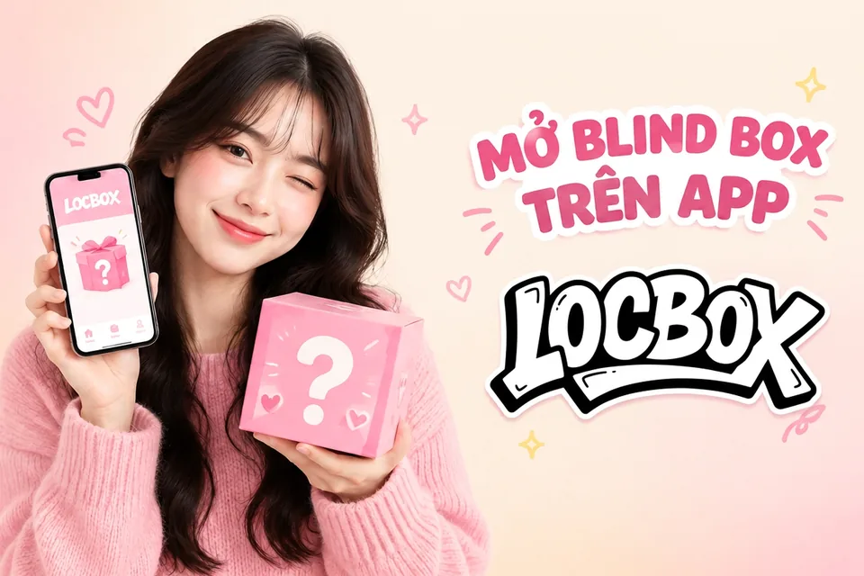 Mở blind box trên app từng bước: từ chọn box tới nhận món tận tay