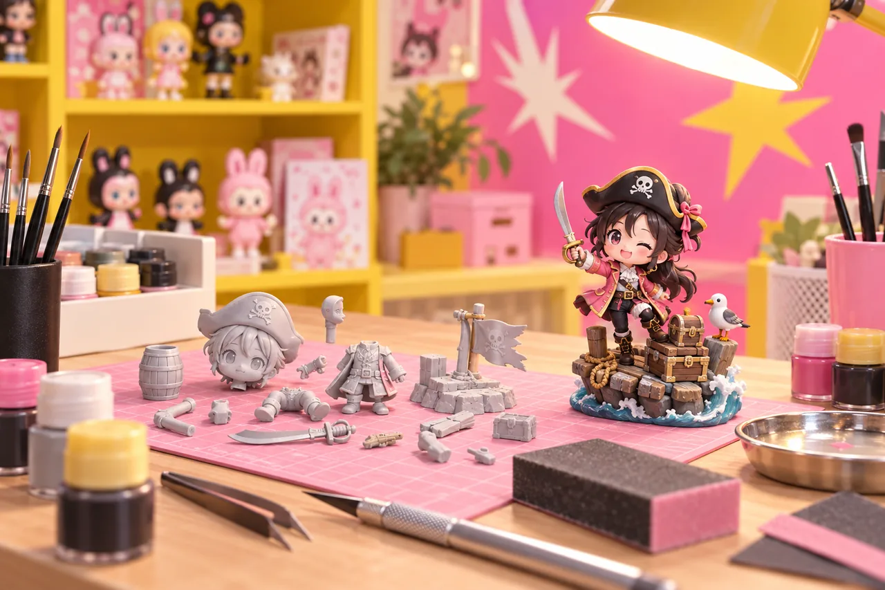 Những studio statue và garage kit
