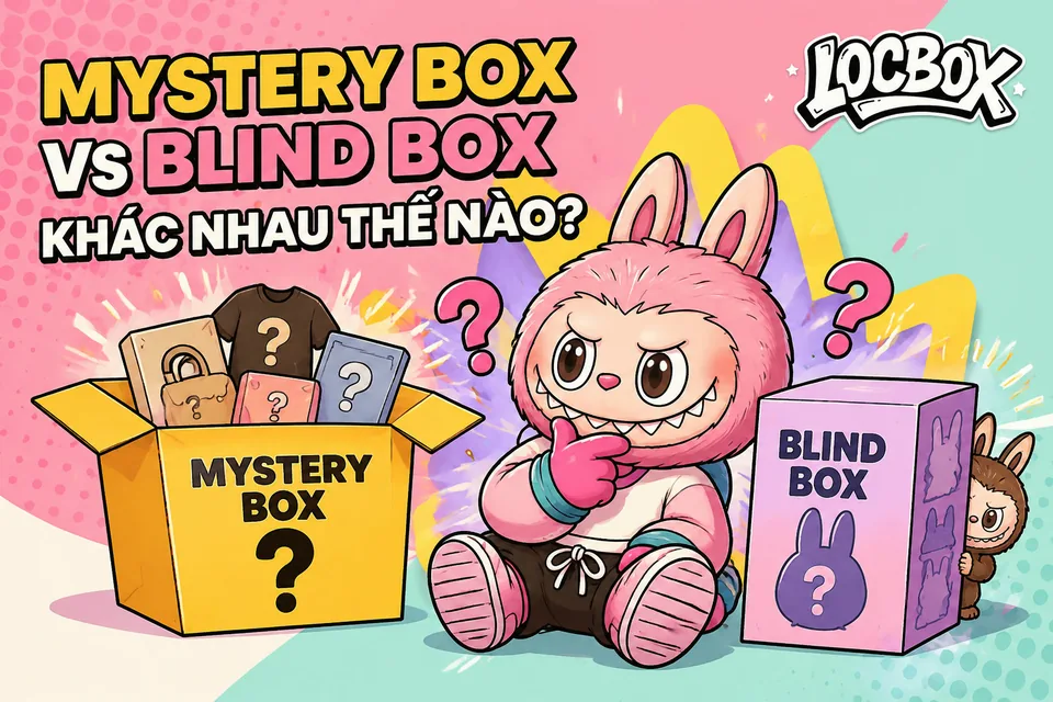 Mystery box là gì, khác blind box ở điểm nào? Cách phân biệt dễ hiểu