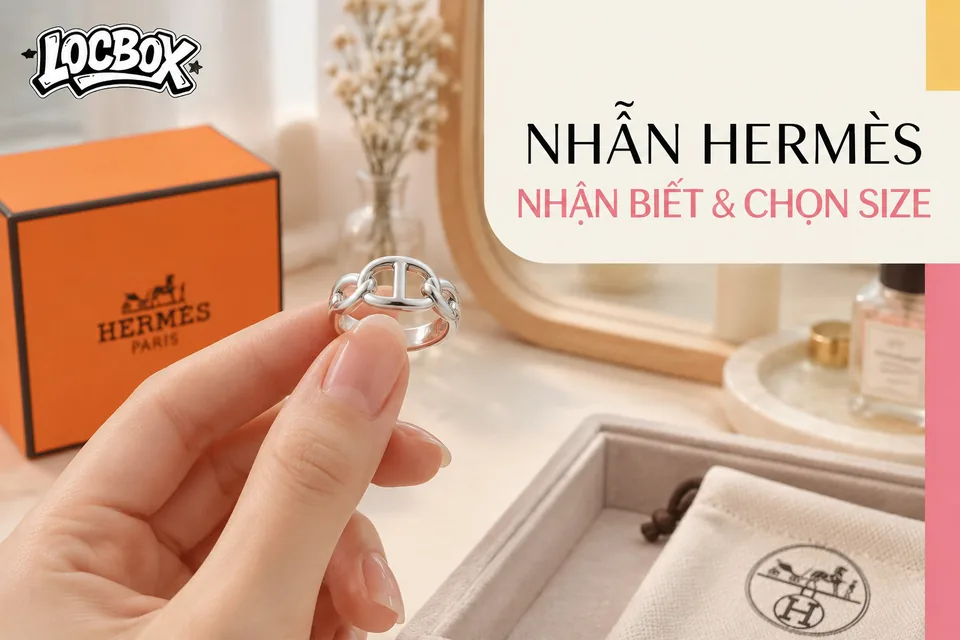 Nhẫn Hermès Chaine d'Ancre nhận biết thế nào và chọn size ra sao