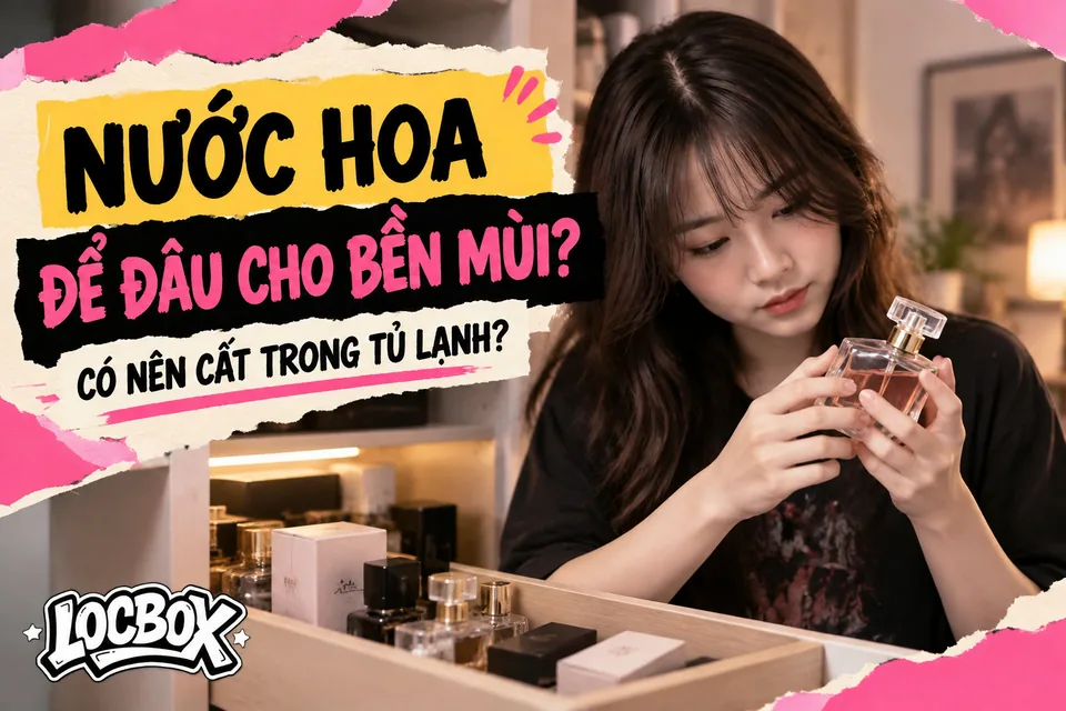 Nước hoa để đâu cho bền mùi, có nên cất trong tủ lạnh không?