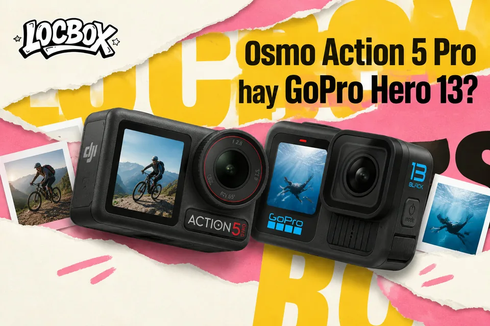 Osmo Action 5 Pro hay GoPro Hero 13 cho người mới quay thể thao