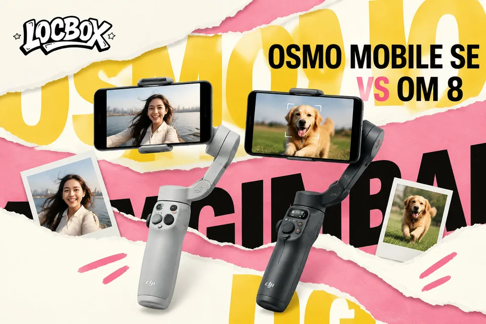 Osmo Mobile SE và OM 8: chọn gimbal nào cho người mới quay bằng điện thoại?