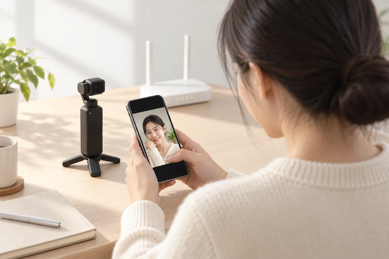 Vì sao nên kết nối app trước khi quay?