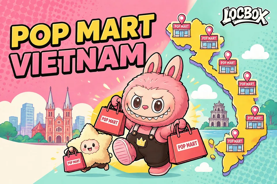 Pop Mart Việt Nam có bao nhiêu cửa hàng? Bản đồ cập nhật 2026