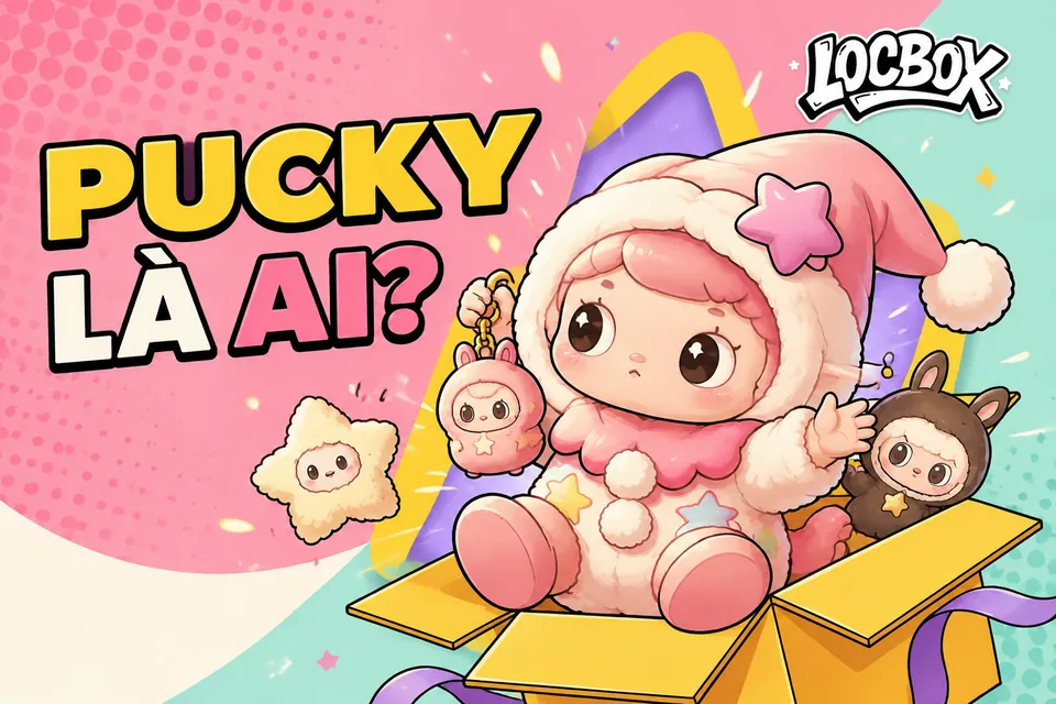 Pucky là ai? Từ nét vẽ tinh nghịch đến móc khóa Tap-Tap gây sốt