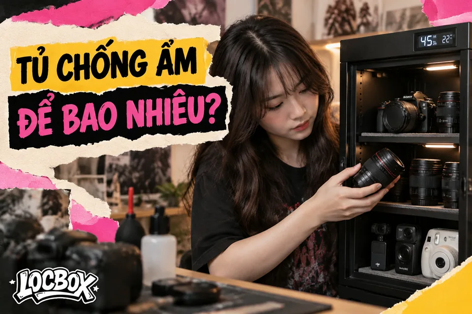 Tủ chống ẩm máy ảnh nên để độ ẩm bao nhiêu ở khí hậu Việt Nam?