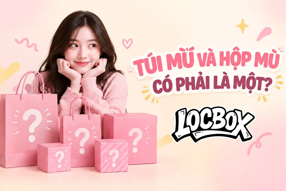 Túi mù và hộp mù có phải là một? Phân biệt các dạng blind box