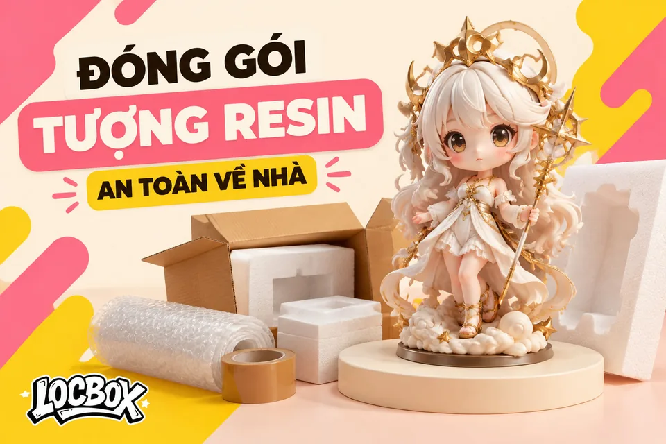 Vận chuyển tượng resin cồng kềnh về nhà an toàn: đóng gói cần những gì